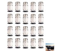 20 Conectores Rápidos PC4-M10 para Tubos PTFE, Macho Recto Neumático Tubo, PC4-M10 Conectores Neumaticos - Adaptadores Pneumáticos Rectos de Acero Inoxidable para Impresoras 3D Bowden Extruder E3D V6