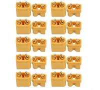 20 conectores XT30 macho hembra para cargadores RC DIY que proporcionan transferencia de energía estable y alta resistencia de corriente