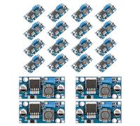 20 convertidores Step Down Converter, lm2596s DC-DC Buck Converter 3,2-40 V a 1,25-35 V Regulador de voltaje ajustable Step Down con orificios de refrigeración