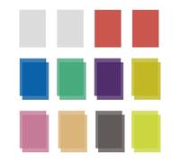 20 Copos de Color, Lámina Correctora Transparente, Filtro para Faros