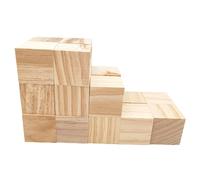 20 cubos de madera, bloques de madera cuadrados sin terminar de 5 cm, bloques de madera natural para manualidades, tallar, hacer rompecabezas y proyectos de bricolaje