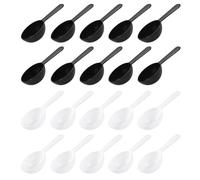20 Cucharas Medidoras Para Hornear, Cucharas Medidoras De Plástico, Cucharas Medidoras De Café, Cucharas Medidoras De Harina, Cucharas Medidoras Reutilizables