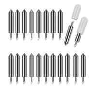 20 cuchillas de corte de repuesto para Cricut Joy, hoja estándar de carburo de tela de vinilo cortada para máquina Cricut Joy