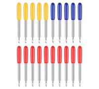 20 cuchillas de repuesto compatibles con Cricut Explore Air 2/3, Maker 3/4, Expression. Juego de cuchillas de máquina de corte que incluye cuchillas de punta fina de 30, 45, 60 grados y corte profundo