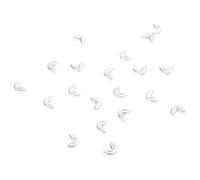 20 cuentas espaciadoras de doble agujero con forma de oreja de trigo, componentes de joyería sofisticados para collares, aretes, accesorios espaciadores de cuentas