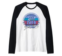 20 Cumpleaños Julio 2006 Vendimia 20 años Legendary Camiseta Manga Raglan