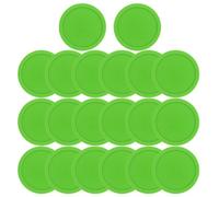 20 discos de hockey de aire para el hogar, 6,35 cm, discos redondos de repuesto para salas de juegos, mesa de juegos, fáciles de usar