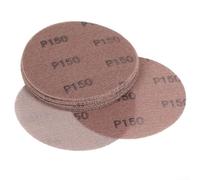 20 discos de lijado de malla de 6 pulgadas de 150 mm, almohadillas abrasivas de óxido de aluminio para lijadora orbital aleatoria, hojas de lijado al vacío para pulido de madera y metal, grano 80 a