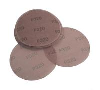 20 discos de lijado de malla de 6 pulgadas de 150 mm, almohadillas abrasivas de óxido de aluminio para lijadora orbital aleatoria, hojas de lijado al vacío para pulido de madera y metal, grano 80 a
