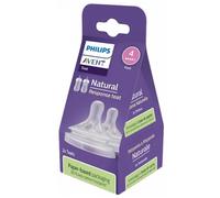Philips AVENT Natural Response SCY964/02 2 Tetinas T4, flujo rápido