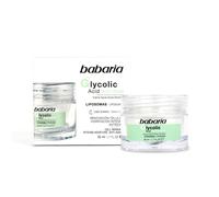 Babaria - Crema Hidratante Facial Mujer Acido Glicolico | Crema Antimanchas facial mujer | Despigmentante facial con Vitamina E | Antiedad y Renovacion Celular | Uso Diario 50ml