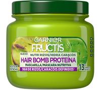 ¡20% DTO! Fructis Mascarilla Capilar Nutri Rizos Hair Bomb Proteína 300 ml