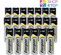 20 Energizer Aa Alcalino Lr6 Baterías 1.5V Industria Mignon Mn1500 Am3 E91 Nuevo