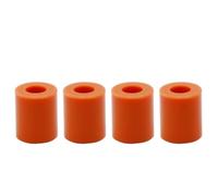 20 espaciadores de cama de silicona de alta temperatura for impresoras 3D - Columnas de nivelación sólidas (12 mm/16 mm/18 mm/26 mm)(Orange,16mm)