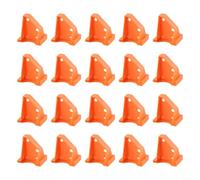 20 espaciadores de suelo diseñados para instalación laminada de 1/4 y 1/2 gestión de huecos (amarillo)