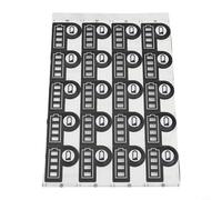 20 etiquetas adhesivas diseñadas para baterías BL1830 BL1430 que funcionan a voltaje de iones de litio de 18 V y 14,4 V