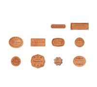 20 etiquetas de papel duro de aspecto histórico, etiquetas temáticas inglesas envejecidas, ideales para manualidades y escritura, suministros de planificación, decoración