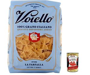 20 fideos Voiello Pasta Farfalle 100% italiana N 102, 500 g + Polpa Gourmet Italiano 400 g