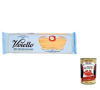20 fideos Voiello Pasta Linguina rigata 100% italiano N114 500 g + Polpa Gourmet Italiano 400 g