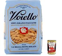 20 fideos Voiello Pasta Mezze Penne Rigate 100% italiana N 154 500 g + Polpa Gourmet Italiano 400 g