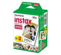 20 Fotos Papel Y Cartucho Fotográfico Fujifilm Instax Película Instantánea Mini