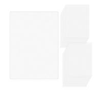 20 fundas de encuadernación B5 de plástico esmerilado de polipropileno fileteado de esquina de 0,4 mm de grosor, sin agujeros, 18,5 x 25,9 cm, cubierta para carpeta, planificador, cuaderno (B5)