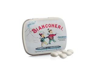 20 g de regaliz Amarelli bianconeri