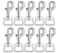 20 ganchos a presión para enlace de correa de perro, cierre giratorio de trabajo, hebilla de ojo para hebilla de mascotas