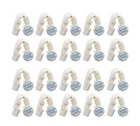 20 ganchos antirrobo universales de 6 mm para estantes, ABS seguro, durabilidad, fácil de instalar, agujero universal