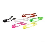 20 gusanos de cebo suaves para trucha de lubina con acabado reflectante y potente aroma atrayente para aumentar la tasa de captura