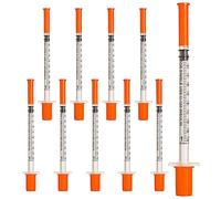 20 herramientas de medición multiusos de plástico de 1 ml/cc 29 G-8 mm, empaquetadas individualmente
