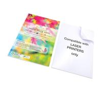 20 hojas autoadhesivas de tamaño A4 imprimibles solo en láser, hojas adhesivas de vinilo mate blanco impermeable