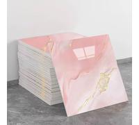 20 hojas de azulejos de pared autoadhesivos de mármol, 30 x 30 cm, PVC, impermeables, paneles de pared de ducha para cocina, baño, decoración del hogar (estilo 60)