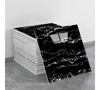 20 hojas de azulejos de pared autoadhesivos de mármol, 30 x 30 cm, PVC, impermeables, paneles de pared de ducha para cocina, baño, decoración del hogar (estilo 39)