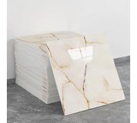 20 hojas de azulejos de pared autoadhesivos de mármol, 30 x 30 cm, PVC, impermeables, paneles de pared de ducha para cocina, baño, decoración del hogar (estilo 45)
