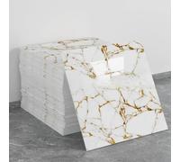 20 hojas de azulejos de pared autoadhesivos de mármol, 30 x 30 cm, PVC, impermeables, paneles de pared de ducha para cocina, baño, decoración del hogar (estilo 44)