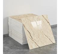 20 hojas de azulejos de pared autoadhesivos de mármol, 30 x 30 cm, PVC, impermeables, paneles de pared de ducha para cocina, baño, decoración del hogar (estilo 24)