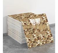 20 hojas de azulejos de pared autoadhesivos de mármol, 30 x 30 cm, PVC, impermeables, paneles de pared de ducha para cocina, baño, decoración del hogar (estilo 20)