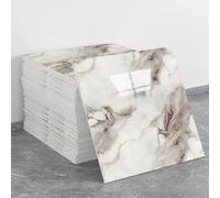 20 hojas de azulejos de pared autoadhesivos de mármol, 30 x 30 cm, PVC, impermeables, paneles de pared de ducha para cocina, baño, decoración del hogar (estilo 32)