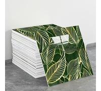 20 hojas de azulejos de pared autoadhesivos de mármol, 30 x 30 cm, PVC, impermeables, paneles de pared de ducha para cocina, baño, decoración del hogar (estilo 72)