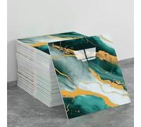 20 hojas de azulejos de pared autoadhesivos de mármol, 30 x 30 cm, PVC, impermeables, paneles de pared de ducha para cocina, baño, decoración del hogar (estilo 62)