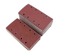 20 hojas de papel de lija flocado de primera calidad, rectangulares, de 8 orificios, autoadhesivas, 185x93mm, granos surtidos (60-600) for amoladoras de aire 20 piezas(20pcs 180 Grit)