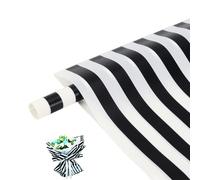 20 hojas de papel de regalo de flores de estilo coreano de 23 x 23 pulgadas, papel de regalo para ramo de flores de rayas negras y blancas, para boda, día de San Valentín, embalaje de regalo