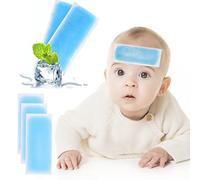 20 hojas de parches refrescantes para el malestar por fiebre, reductor de fiebre refrescante, almohadillas frías para niños para aliviar el dolor de cabeza (20 hojas)