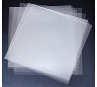 20 hojas de plantillas de mylar en blanco de 4 mm, hojas de plástico transparente de 12 x 12 pulgadas para manualidades Cricut y máquina de corte