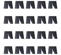 20 hojas de tela ventilada para control de malezas, mejora el crecimiento de las plantas, protege el suelo en césped y colchones de jardín, fácil instalación, tela de control de malezas, tela