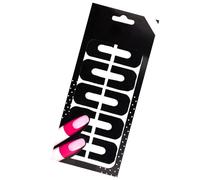 20 hojas/embalaje uñas protector pulido uñas polaco bandejas offs pegatinas cinta adhesiva para uñas pintura artística