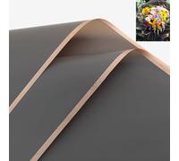 20 hojas negras para ramo de flores, papel de regalo, resistente al agua, papel de regalo, elegante ramo de flores, papel para envolver flores, papel de envoltura de flores y manualidades