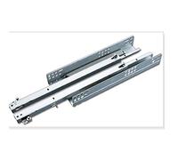 20 Inch Soft Close Drawer Slides 2 Fold Kitchen Cabinet Runners Heavy Duty Rails for Smooth 500mm Hardware 1 Pair(550mm/22in*2mm)