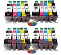 20 Ink Cartridges For MG5560 MG5660 MG6460 MG6540 IP7260 IX6860 MX726 MX926 CLI 651 PGI 650 XL